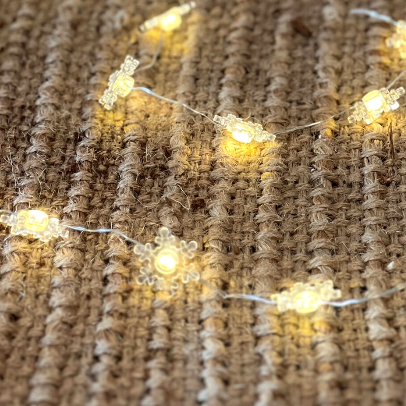 Battery best sale operated snowflake