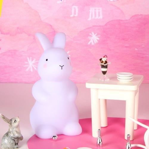 Bunny Light Small White Fun Light Ups Teeny & Tiny House Of Little Dreams