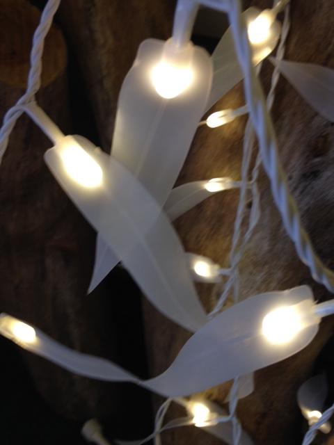 Light Curtain Gum Leaf White String Light Delight Decor House Of Little Dreams