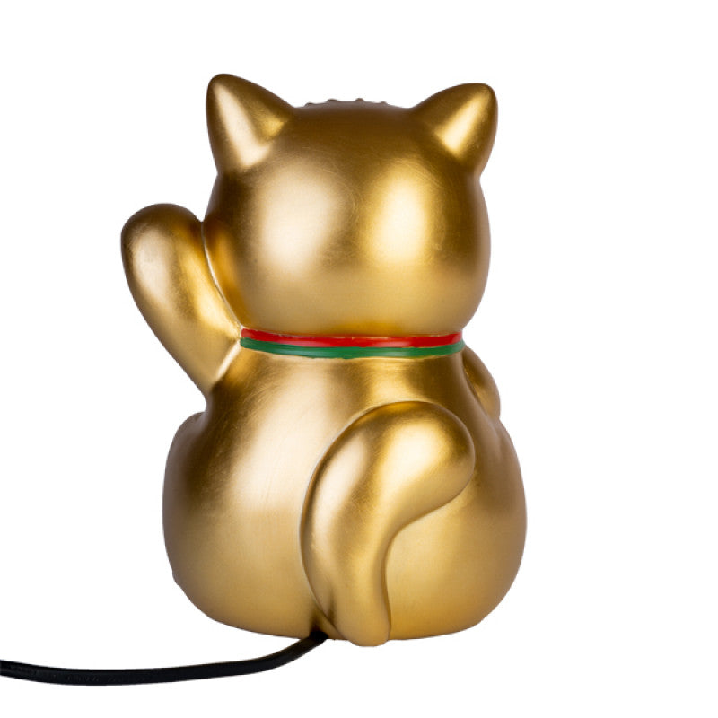 Golden Lucky Cat Table Lamp