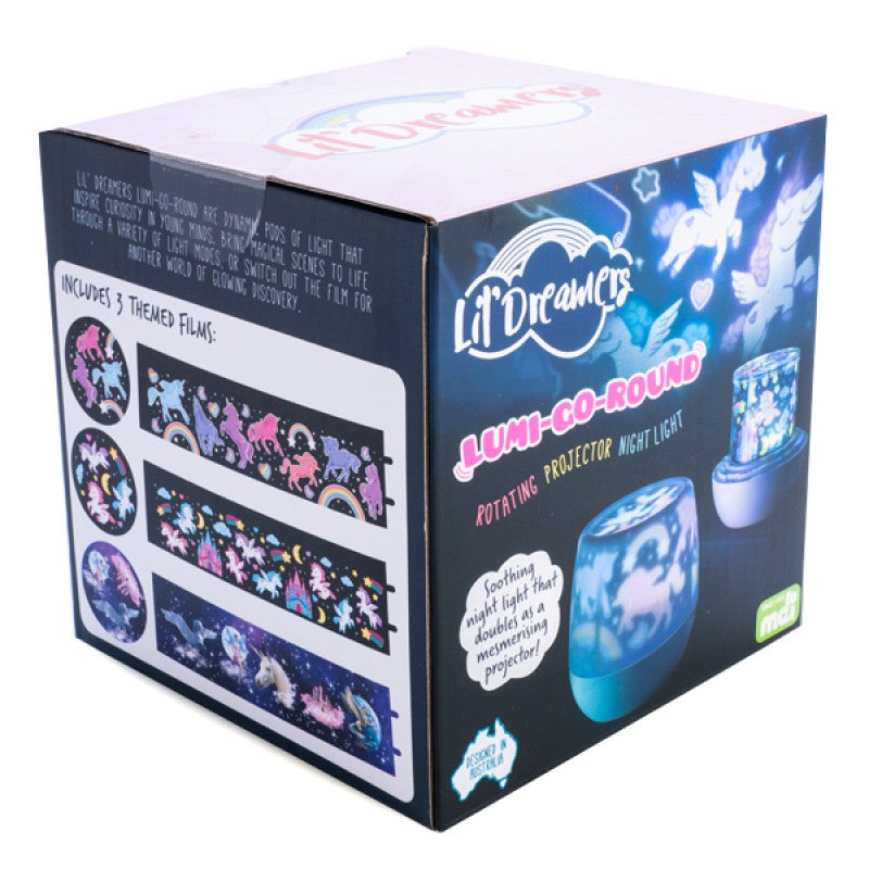 Lumi-Go-Round Unicorn Rotating Projector Light