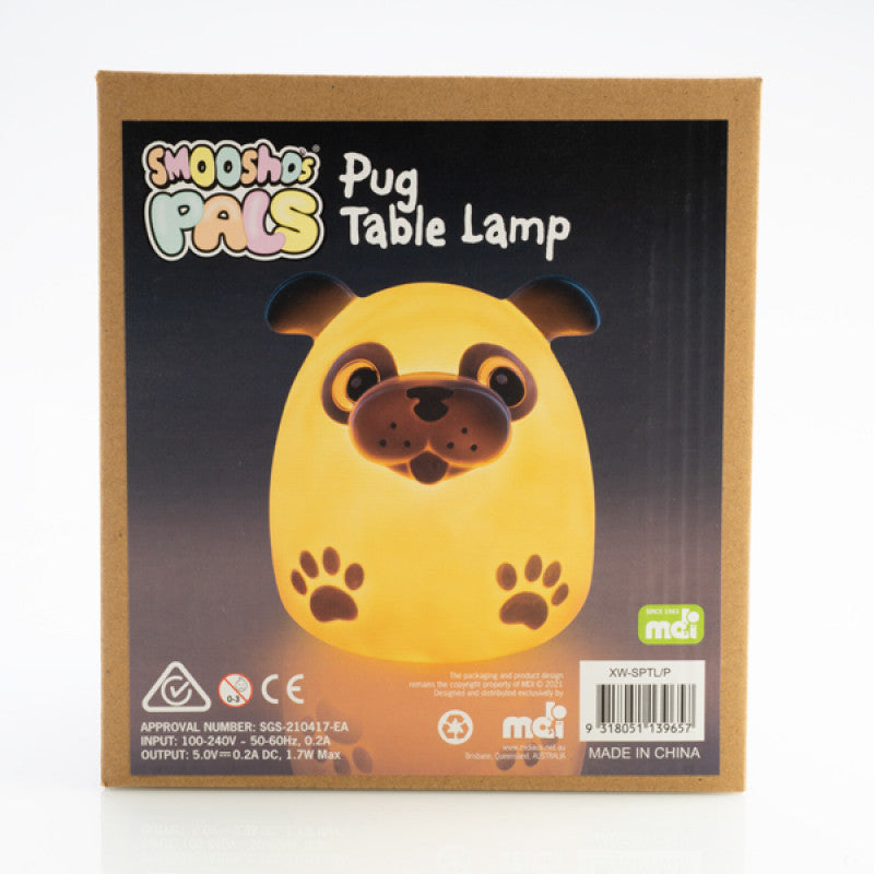 Smoosho's Pals Pug Table Lamp