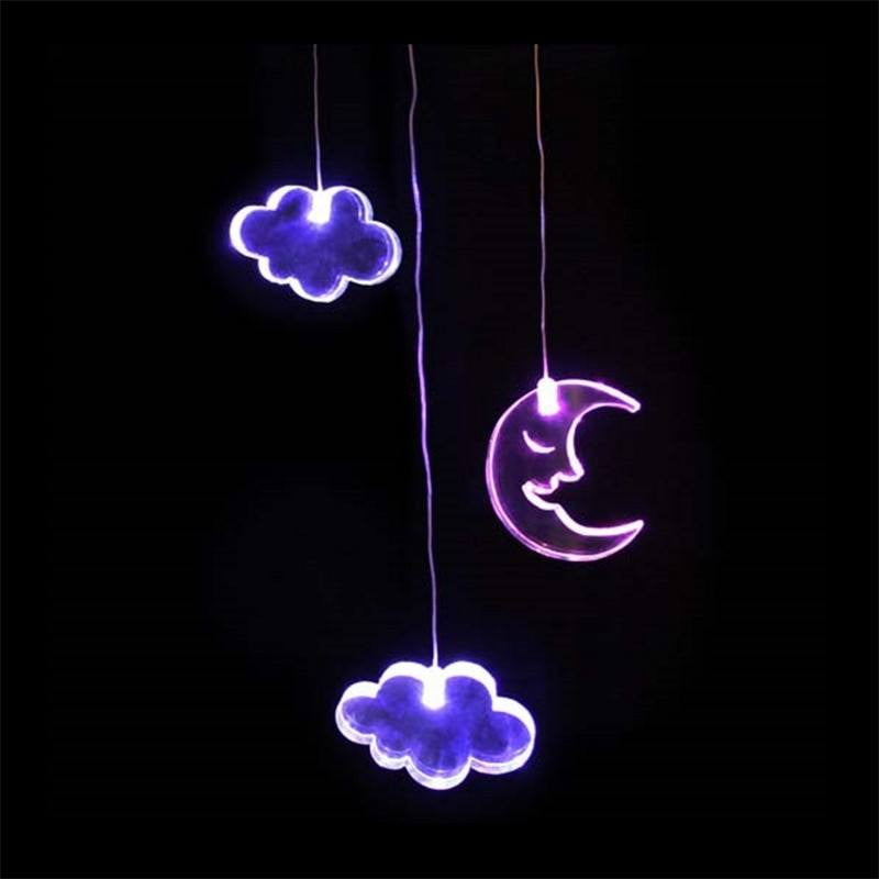 Mobile Moon Clouds w timer Mobiles Delight Decor House Of Little Dreams