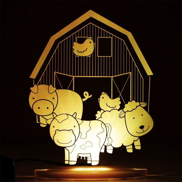 Barn yard lamp kids lamp