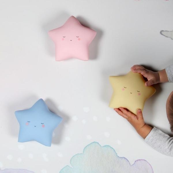 Star Night Light Wall Mounted Pink Fun Light Ups Teeny & Tiny House Of Little Dreams