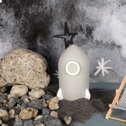 Rocket Light Small Grey Fun Light Ups Teeny & Tiny House Of Little Dreams