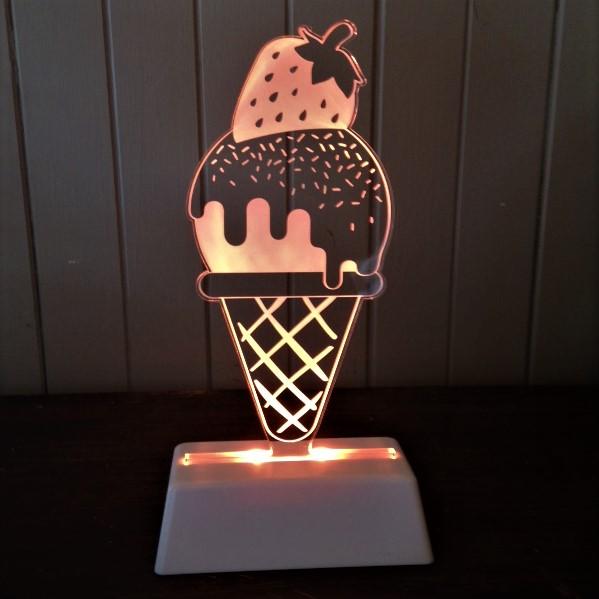 Night Light Ice Cream Lamp Delight Decor House Of Little Dreams