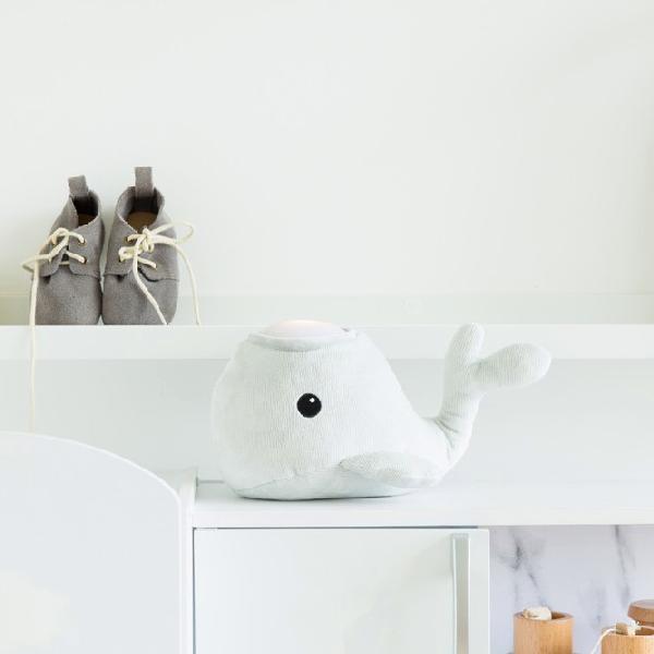 Hugglo Whale Grey Plush light Hugglo House Of Little Dreams