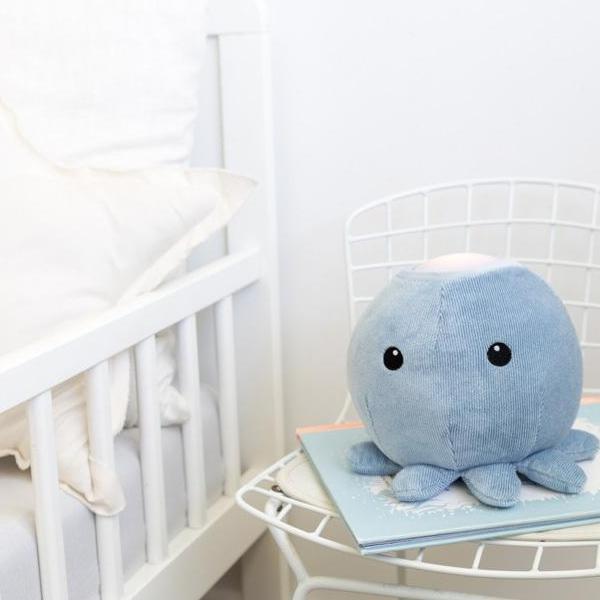 Hugglo Octopus Blue Plush light Delight Decor House Of Little Dreams