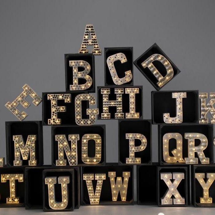 Little Paper Co Marquee Letters